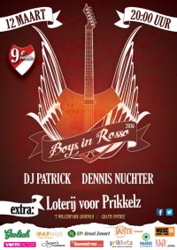 Boys in Rosso 12 maart!