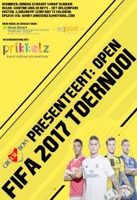 Open FIFA toernooi 12 maart