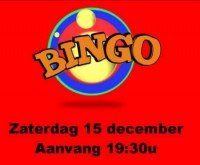 Bingo zaterdag 15 december